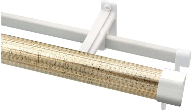 Rufflette Brown Curtain Rods (300 cm x 6 cm)