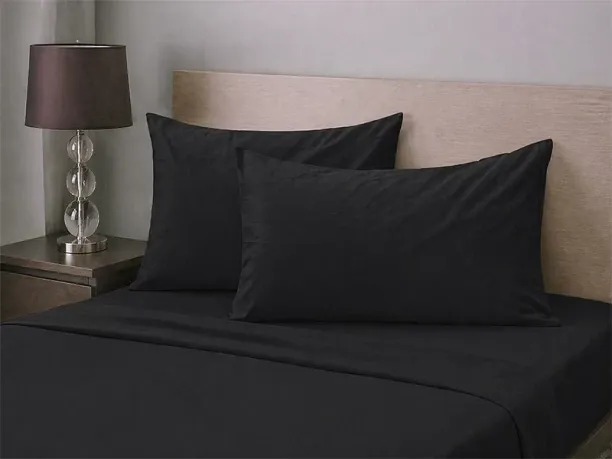 Simply Sleep Pillow Cover Set - 90GSM- Standard Plain Pillow Cases