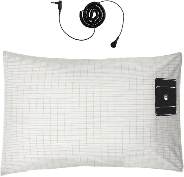 ONESTOGO Grounding Pillowcase Queen Size, Conductive Grounding Pillowcase with Sliver Fiber for Bet…