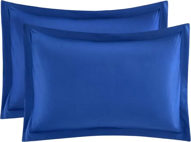 ONESTOGO Sham Pillows Set of 2, 20 X 30, Hypoallergenic Pillow Cover, High Thread Count, Double Bru…