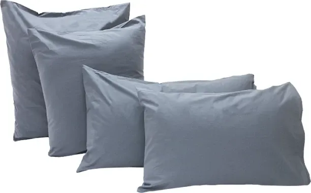 Simply Sleep Lodge Collection - Oxford Pillow Cover Set - Standard Plain Pillow Cases