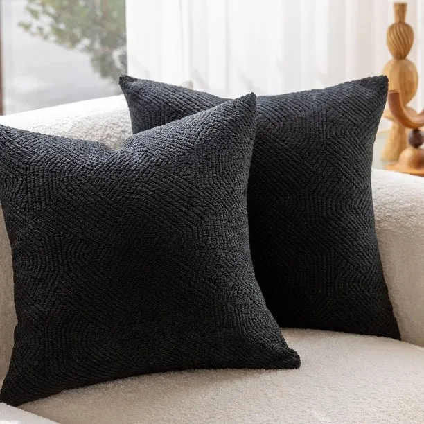ONESTOGO Pillow Covers 20x20 Throw Pillows Covers for Couch Set of 2 Neutral Pillow Covers Decorati…
