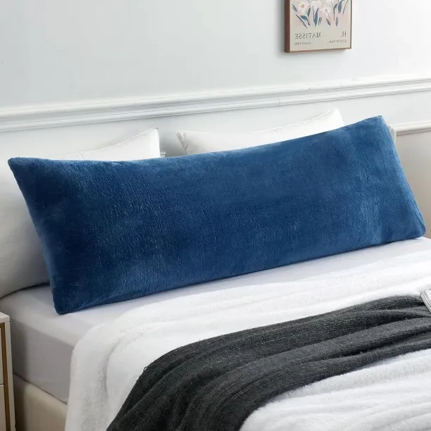 ONESTOGO Faux Fur Body Pillow Cover 20x54 - Ultra Soft Fuzzy Body Pillow Pillowcase - Luxury Fluffy…