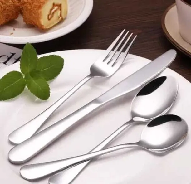 No Brand KW-CUT16-SIL-001 Stainless Steel Cutlery Set
