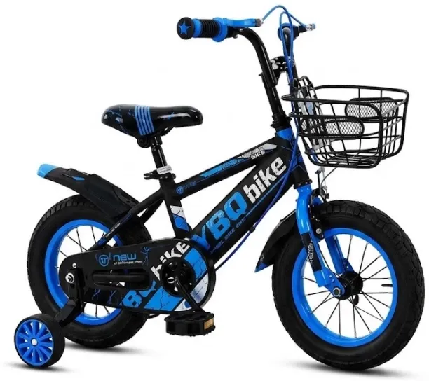 YBQ 20-Inch Kids Bike with Training Wheels 11 inch