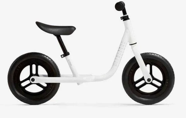 BTWIN Balance Bike Runride 100 - White 10 inch