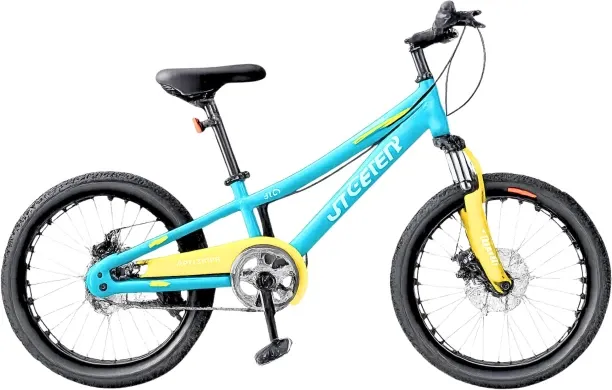JTBEIER Kids Bike Bicycle Boys' 20-Inch Bicycle With Disc Brakes & Front Suspension 11 inch