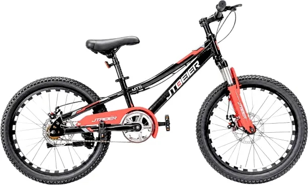 JTBEIER Kids Bike Bicycle Boys' 20-Inch Bicycle With Disc Brakes & Front Suspension 11 inch