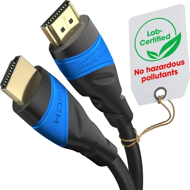 Chengxixi 1 m – 8K / 4K HDMI Cable – 6ft & More HDMI Cables (0.5ft–75ft) – German-Engineered HDMI C…