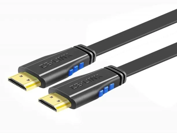 CE-LINK HDMI To HDMI 8 m CE-LINK 4K HDMI 2.0 30HZ 8M FLAT CABLE - BLACK