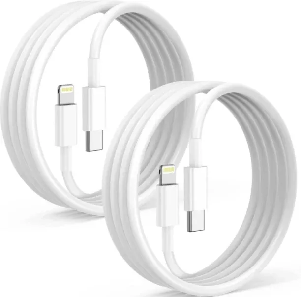 CABLES USB Type C To Lightning 1 m LIGHTNING TO TYPE-C CABLE COMBO PACK OF 2