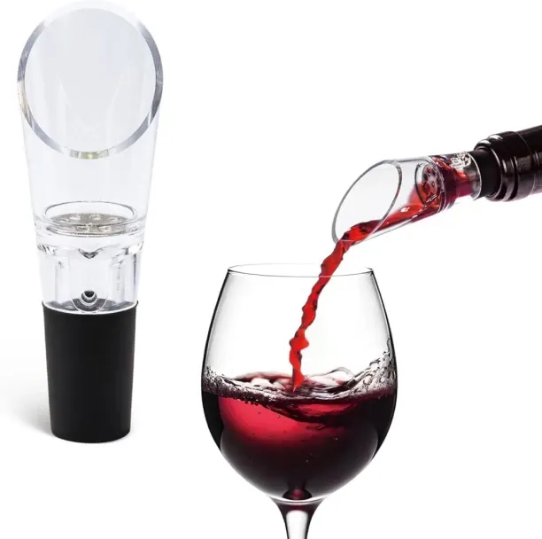 MAX (1-Piece)2-Piece Wine Aroma Booster Decanter, Drip-Proof Spout, Portable, Dishwasher-Safe, Suit…