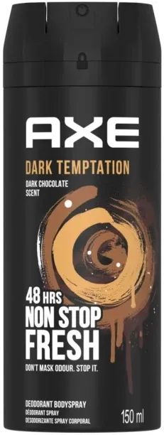 Axe Dark Temptation Dark Chocolate Non Stop Fresh Deodorant Spray  -  For Men