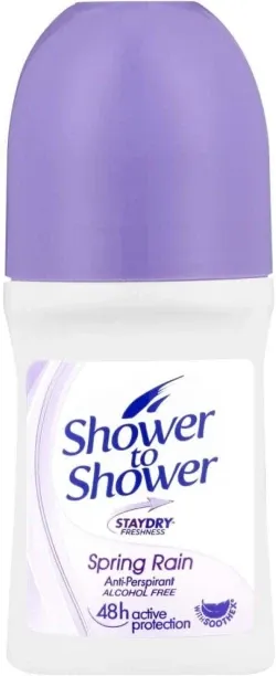 Shower To Shower Spring Rain Deodorant Roll-on  -  For Women