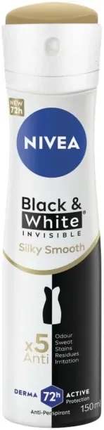 Nivea ANTIPERSPIRANT Black and White Invisible Deodorant Spray  -  For Men