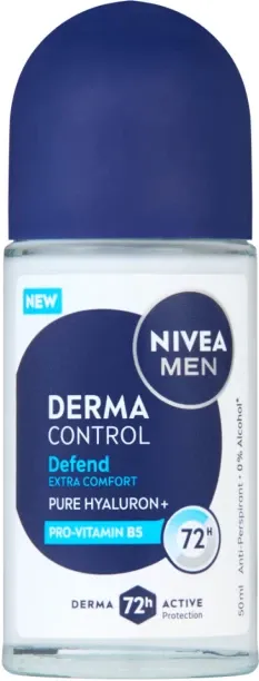 Nivea Defend Extra Comfort Pure Hyaluron + Deodorant Roll-on  -  For Men & Women