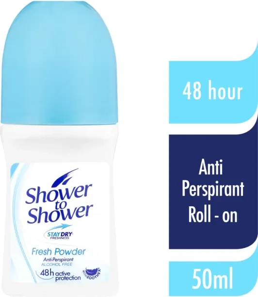 Shower To Shower Fresh Powder Deodorant Roll-on  -  For Women