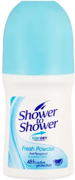 Shower To Shower Fresh Powder Deodorant Roll-on  -  For Women