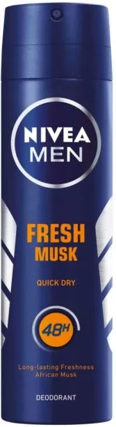 Nivea Fresh Musk Quick Dry Deodorant Spray  -  For Men