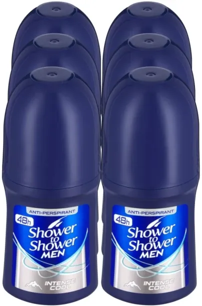 Shower To Shower Intense Cool Deodorant Roll-on  -  For Men