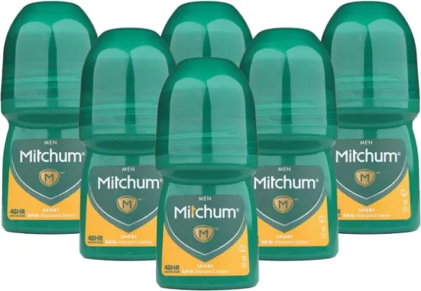 Mitchum Men's Advanced Sport Invisible Roll on Deodorant Roll-on  -  For Men
