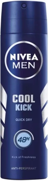 Nivea Cool Kick Quick Dry Deodorant Spray  -  For Men