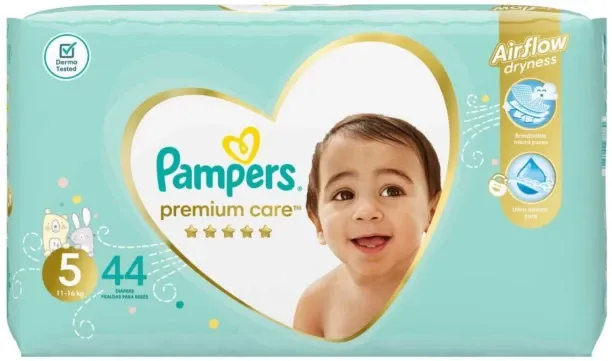 Pampers Premium Care Air Flow Dryness Tape Diapers - S