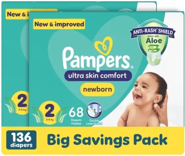 pampers Altra Skin Cormfort Tape Diapers - 2