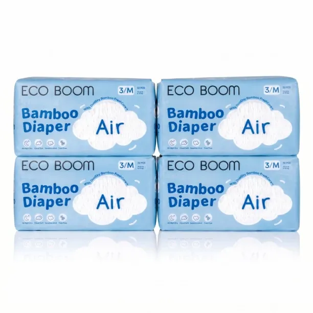 Eco Boom Air Bamboo Baby Nappies Tape Diapers - 3