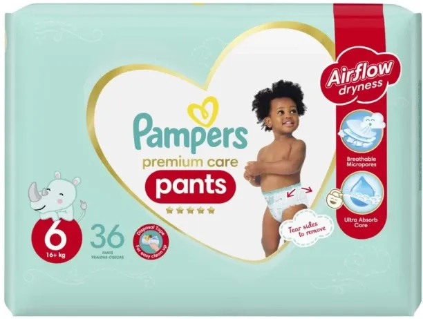 Pampers Premium Care Air Flow Dryness Pant Diapers - 6