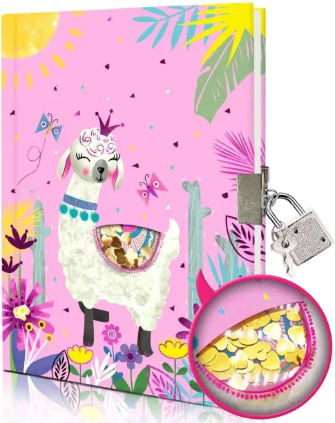 marevic 13x18CM Lock Notebook B6 Notebook Hard Bound