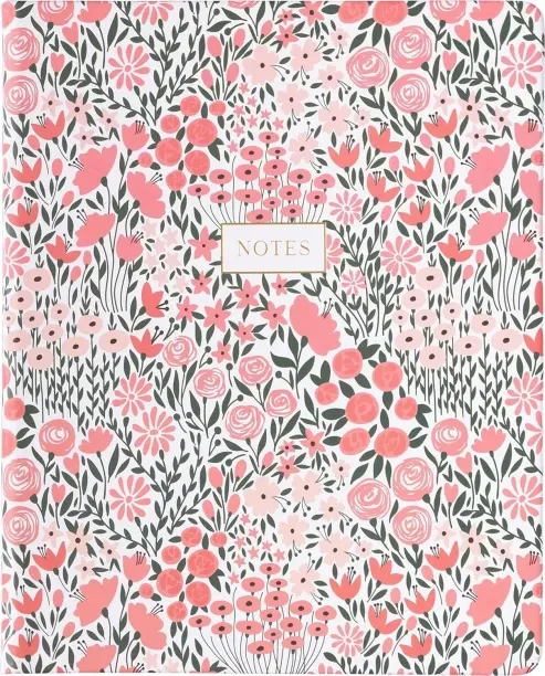 Hi Pansy Eccolo Large Lined Journal Notebook, Hardbound Cover, Writing Journal, 256 Ruled Cream Pag…