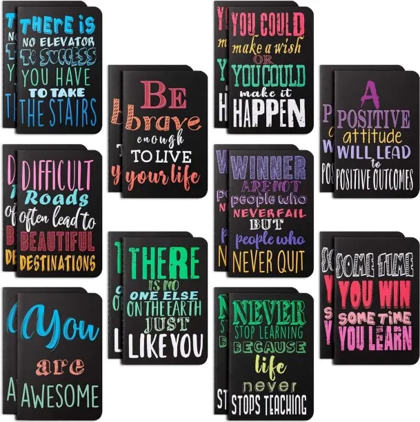 Hi Pansy Inspirational gifts Notepads Mini Motivational Journal Notebook Bulk Small Pocket Notepads…
