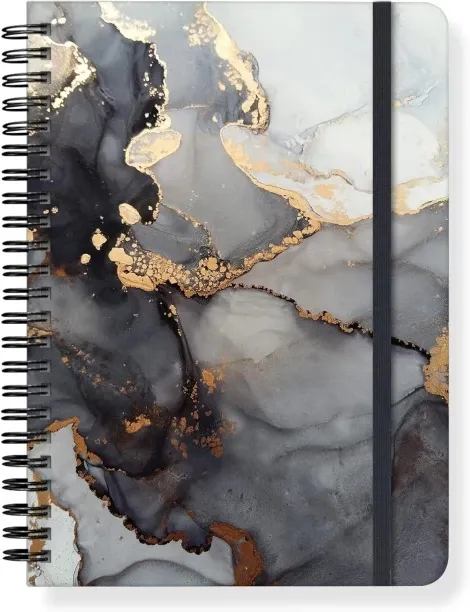 Hi Pansy A5 Spiral Notebook,Hardcover Journal for Women,Notebooks for Women Men,6"x 8.5",80 Sheets …