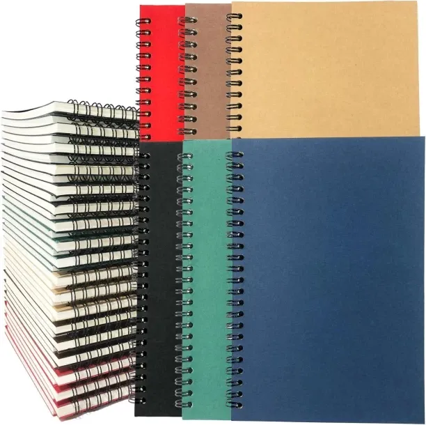 Hi Pansy 36 Pack A5 Spiral Notebooks,Ruled Journal Notebook 5.5" x 8.5", 100 Pages, 50 Sheets, 6 Co…