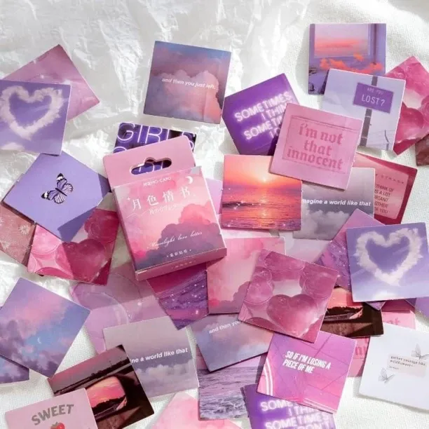 Hi Pansy 46pcs Small Landscape Stickers for Scrapbooking, Water Bottle, Cup, Junk Journal, Laptop, …