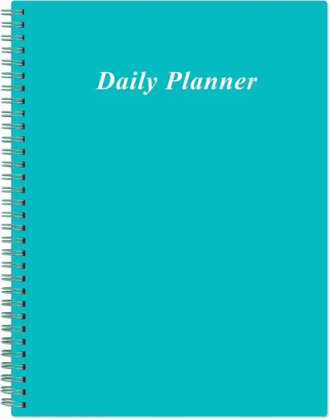 Hi Pansy Daily Planner Undated - 8.5" x 11" To Do List Notebook Hourly Schedules, 150 Sheets/300 Pa…