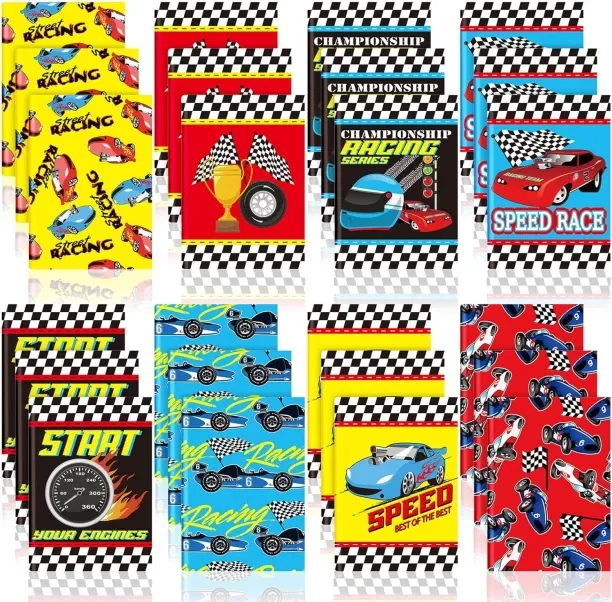 Hi Pansy 24 Pieces Race Car Themed Notepads Mini Pocket Size Notebook Car Themed Party Favor Lined …