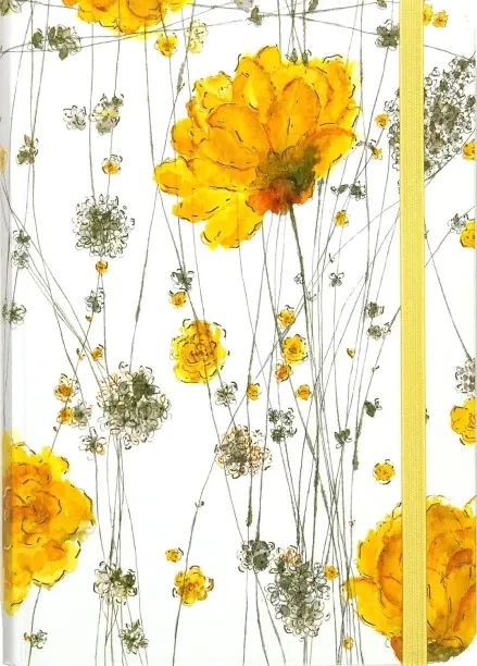 Hi Pansy Yellow Flowers Journal (Small Format Journals) Regular Notebook Single