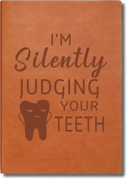 Hi Pansy I'm Silently Judging Your Teeth Lined Journal Notebook Dentist Journal Gift For Dental Sch…