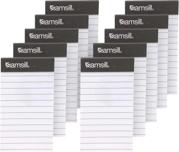 Hi Pansy Mini Pocket Notebook Holder Refills, Memo Refills, 10 Pack 2 7/16” x 4 ¼” Sized Writing Pa…