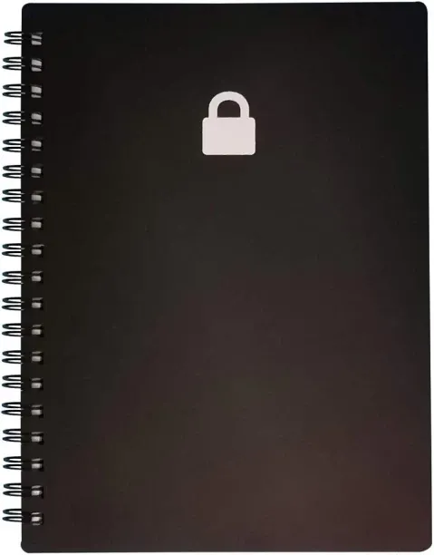 Hi Pansy Nokingo Spiral Password Book with Tabs - 5x7 inch Password Organizer with Alphabetical Tab…