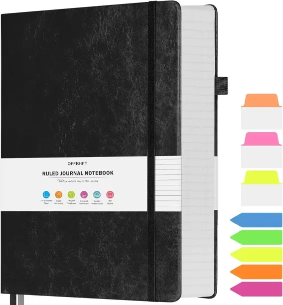 Hi Pansy College Ruled Notebook, Large B5 Lined Journal Notebook, 314 Numbered Pages Work Notebook …
