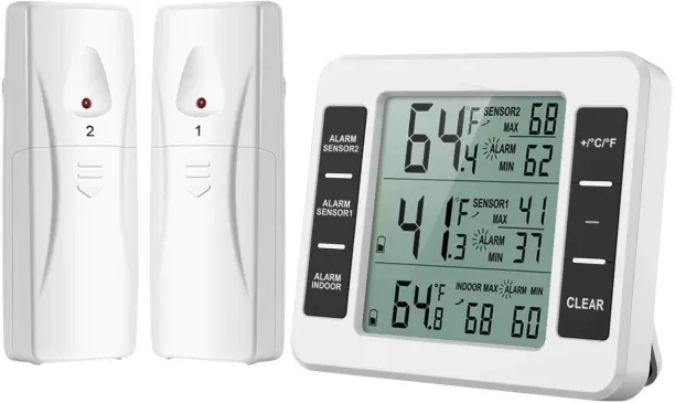 Solala Home wireless thermometer indoor and outdoor refrigerator cold storage refrigerated truck al…