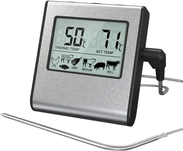 Fariedl Grill Thermometers for Smokers, Kitchen Grills, Grill Thermometers, Clock Timers and Stainl…