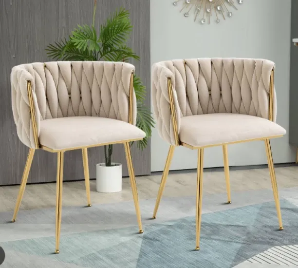 Fur Home Metal Dining Chair