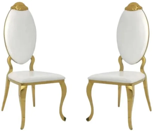 ONLINE OASIS Half-leather Dining Chair