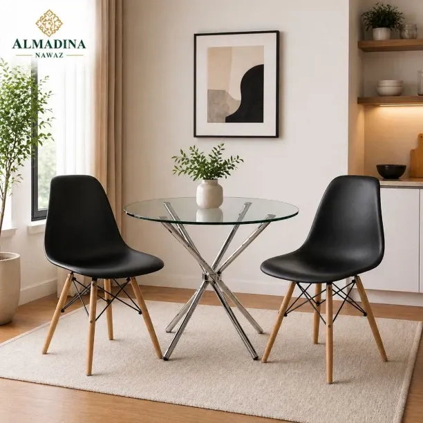 AL MADINA Metal 2 Seater Dining Set
