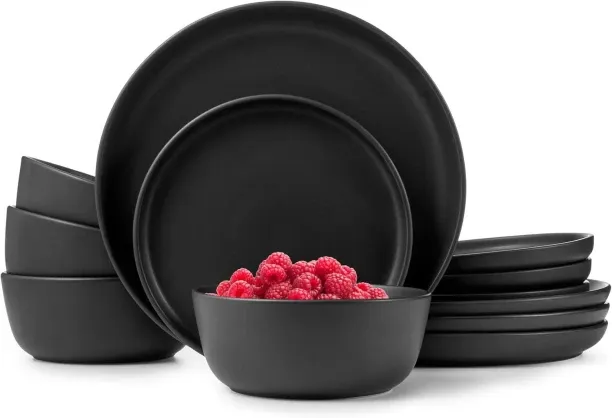 JES Pack of 12 Stoneware 3012 Dinner Set