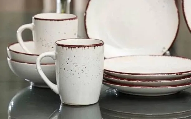 KD Pack of 16 Stoneware DINNER SET Dinner Set